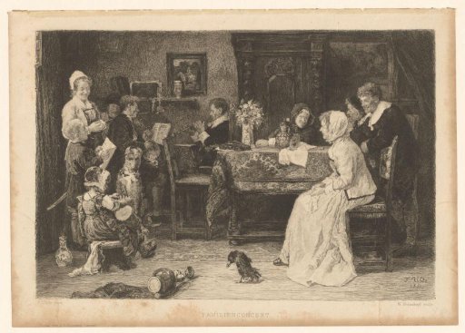 Musical Family in the Drawing Room