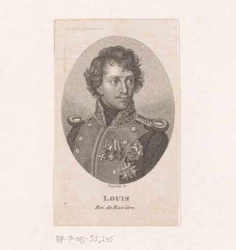 Portrait of Louis I of Bavaria