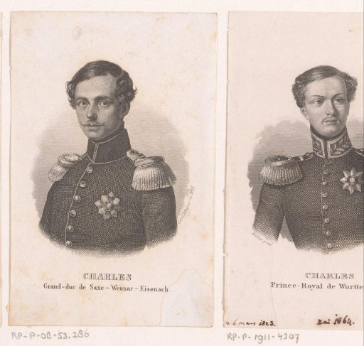 Portrait of Karl Alexander, Grand Duke of Saxe-Weimar-Eisenach