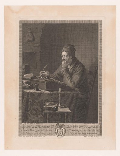 Portrait of Johann Balthasar Burckhardt