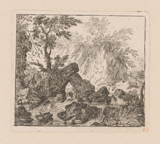 Cascade with Broken Rock