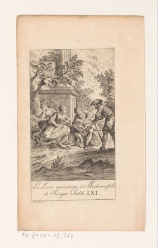 Fable of the Lion in Love with Mademoiselle de Sévigné