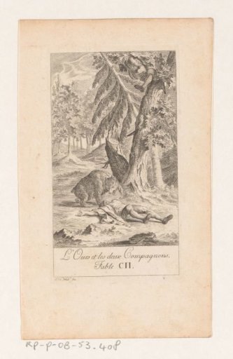 Fable of the Bear and the Two Companions