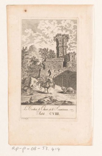Fable of the Rooster, the Cat, and the Little Mouse