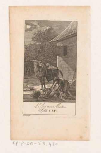 Fable of the Donkey and His Master