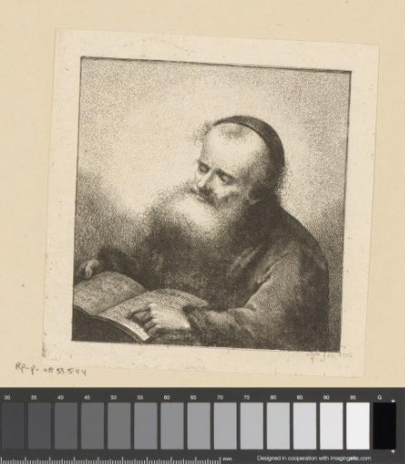 Reading old man