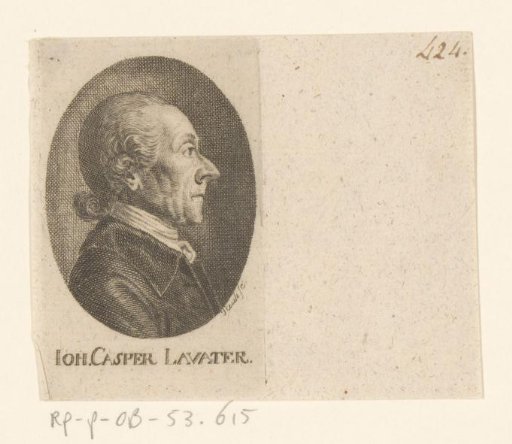 Portrait of Johann Kaspar Lavater