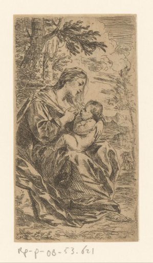 Madonna Feeding the Child in the Open Air