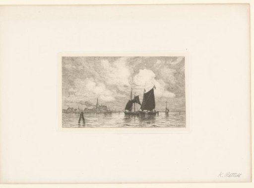Seascape with Ships and a Town