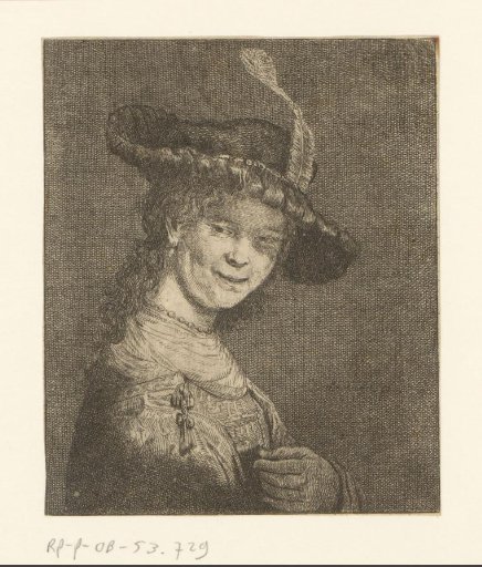 Portrait of an unknown smiling woman