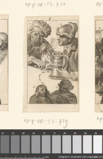 Men Smoking, Drinking and Eating