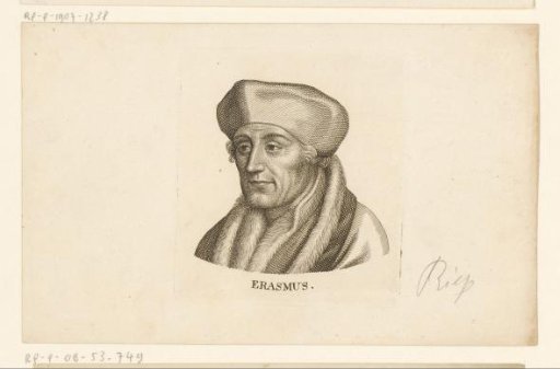 Portrait of Desiderius Erasmus