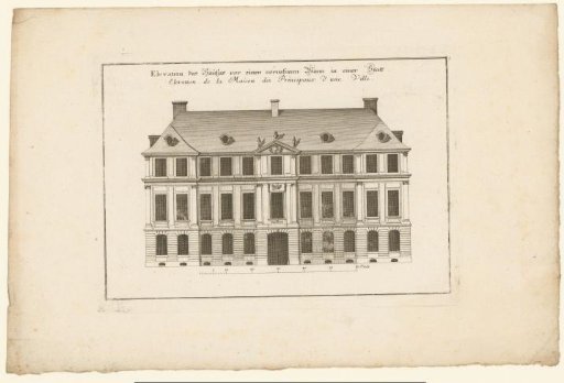 Front view of a townhouse