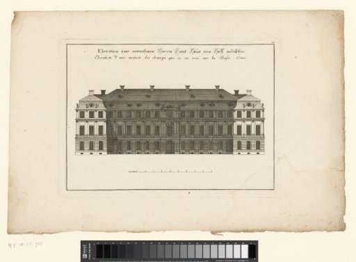 Rear view of a townhouse