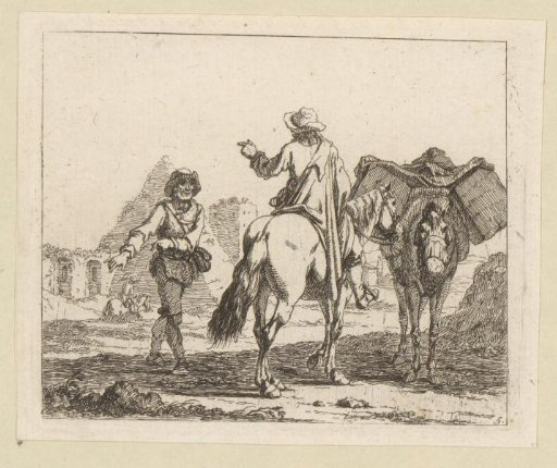Travellers at the Pyramid of Cestius