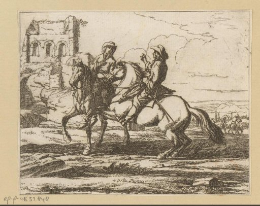 Two riders in conversation
