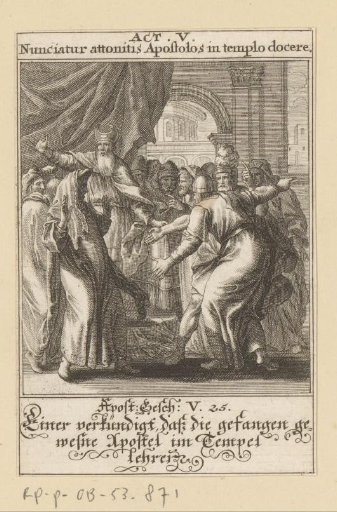 Escaped apostles teach again in the temple