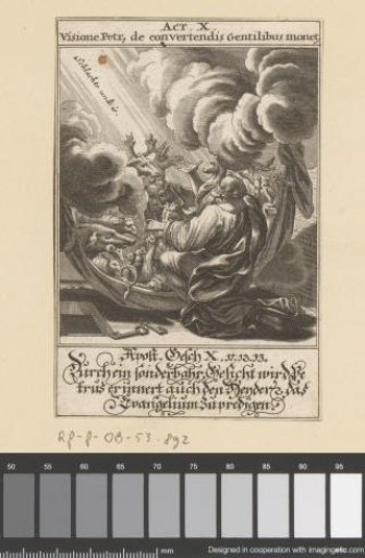 Apostle Peter Has the Vision of the Unclean Animals
