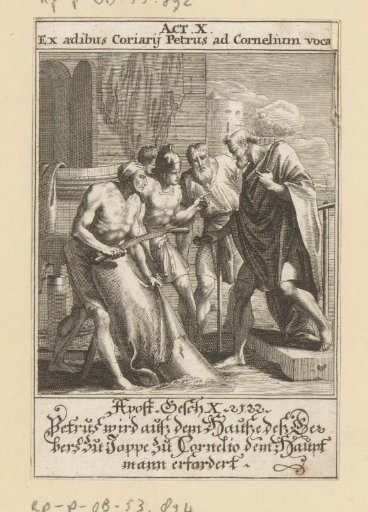 Cornelius Sends for Apostle Peter