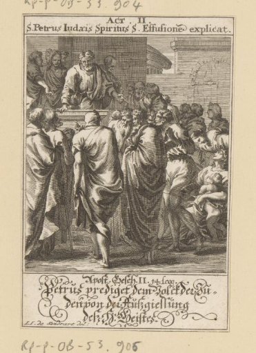 Apostle Peter Explains the Outpouring of the Holy Spirit to the Jews