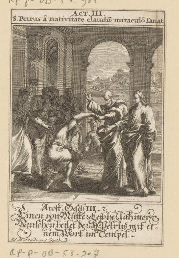 Apostle Peter Heals a Lame Man