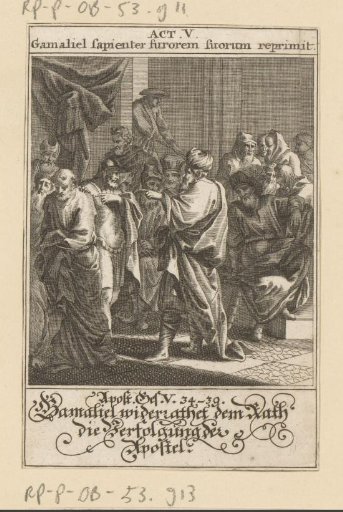 Gamaliel Advises against the Persecution of the Apostles