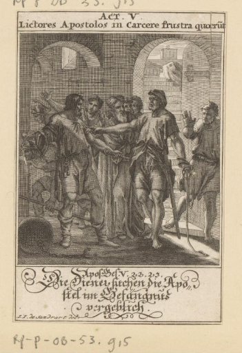 Apostles Sought in Vain in Prison
