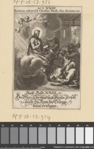 Christ appears to Paul and tells him to go to Rome