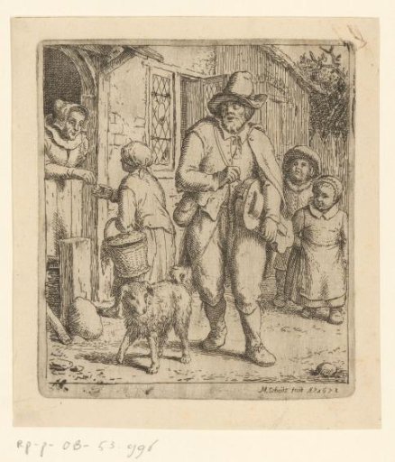 Man with a hurdy-gurdy