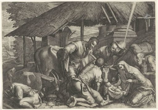 The Adoration of the Shepherds with a Sleeping Shepherd Boy