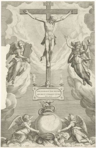 Christ on the Cross with Angels