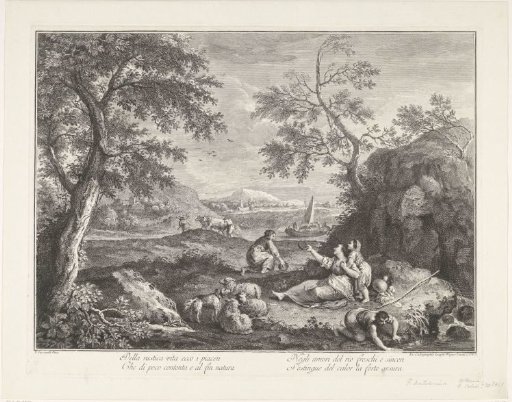 Landscape with a Resting Family