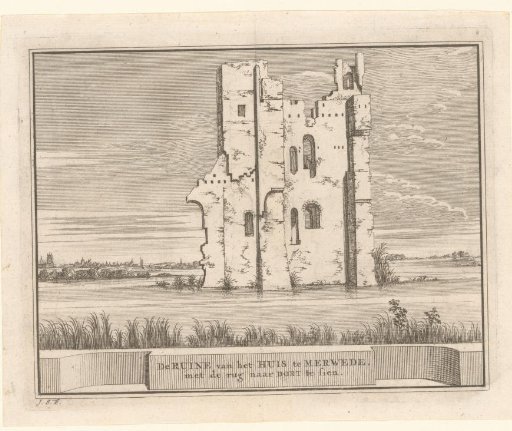 View of the Ruins of the House at Merwede near Dordrecht
