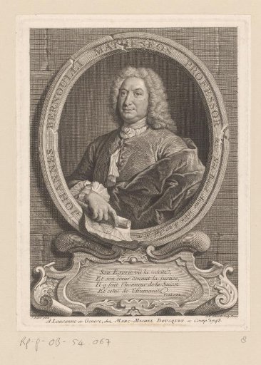 Portrait of Johann Bernoulli