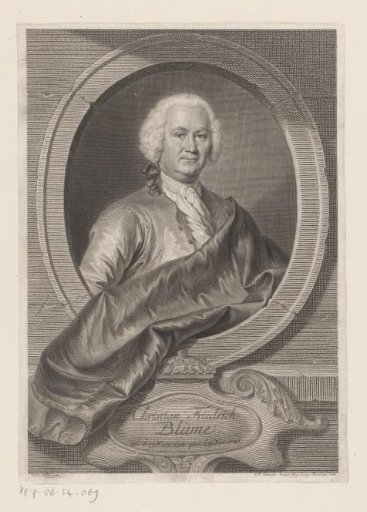 Portrait of Christian Friedrich Blume