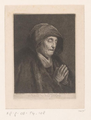 Portrait of Neeltje Willemsdr. Zuytbrouck praying