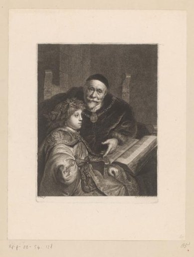 Portrait of Carl Ludwig of the Palatinate with Wolrad von Plessen in the role of Alexander the Great and Aristotle