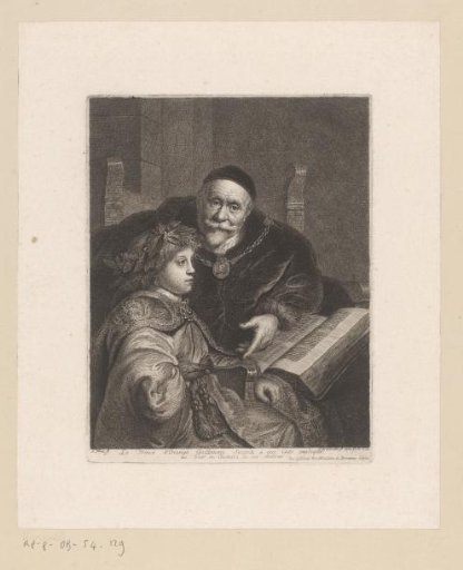 Portrait of Carl Ludwig of the Palatinate with Wolrad von Plessen in the role of Alexander the Great and Aristotle