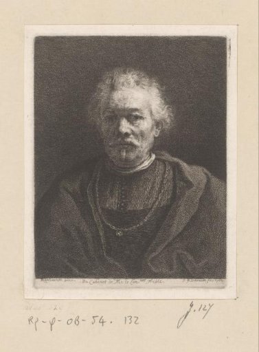 Portrait of an unknown man with a chain