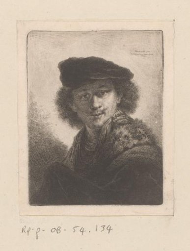 Self-portrait of Rembrandt van Rijn