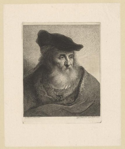 Head of an old man