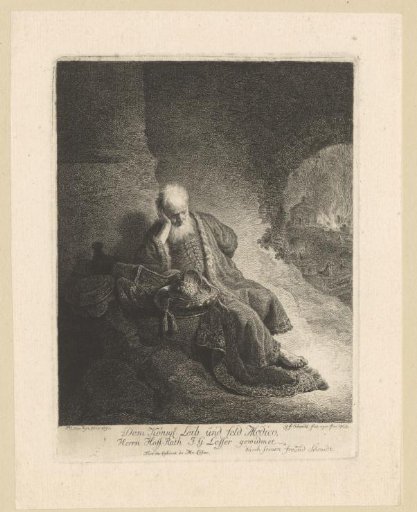 Jeremiah Mourns the Storming of Jerusalem