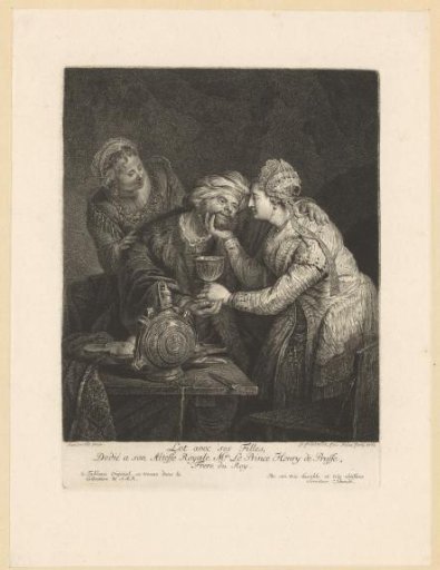 Lot Made Drunk by His Daughters