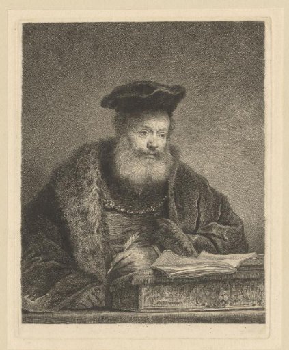 Scholar at a Lectern