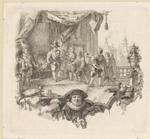 Joachim II Hector, Elector of Brandenburg, and the Duke of Alba