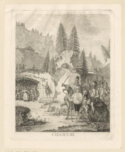 Young man received by hussars