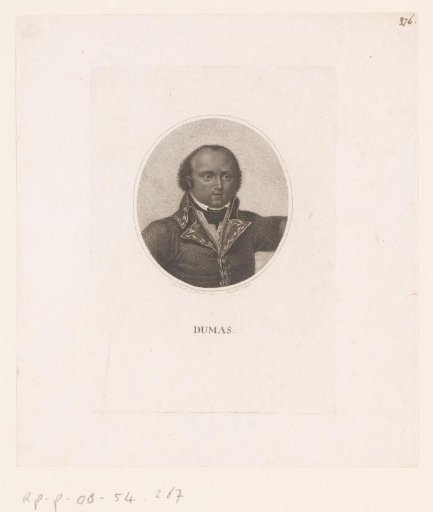 Portrait of Thomas Alexandre Dumas