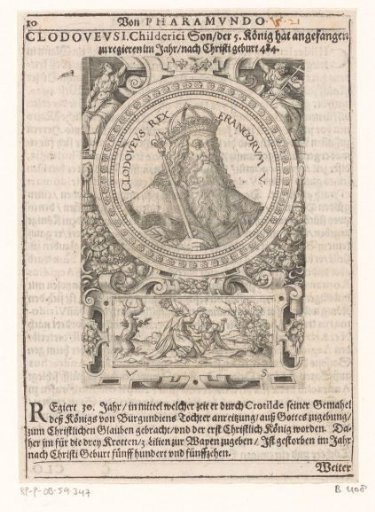 Portrait of Clovis I, King of the Franks