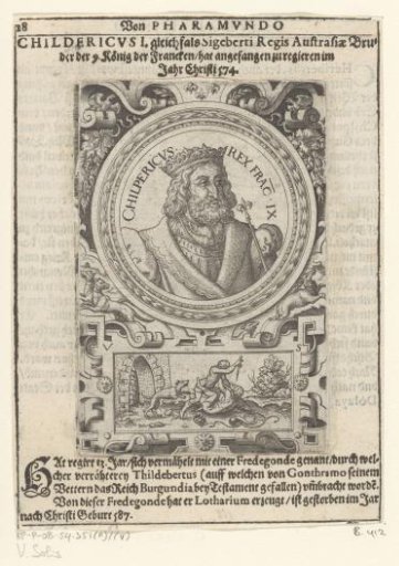 Portrait of Clovis II, King of Neustria and Burgundy