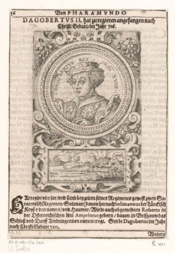 Portrait of Dagobert III, King of the Franks